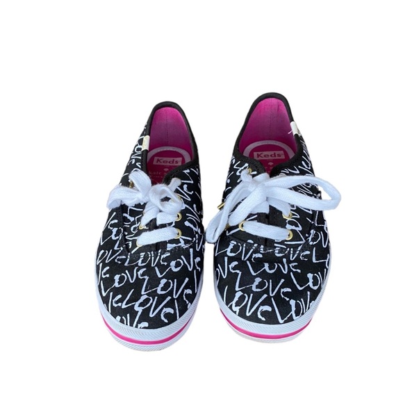 Kate Spade New York KEDS Sneakers Love black/white size 6 - Picture 3 of 6